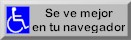 Logo con el smbolo de la accesibilidad (una persona en silla de ruedas) y el texto "se ve mejor en tu navegador"